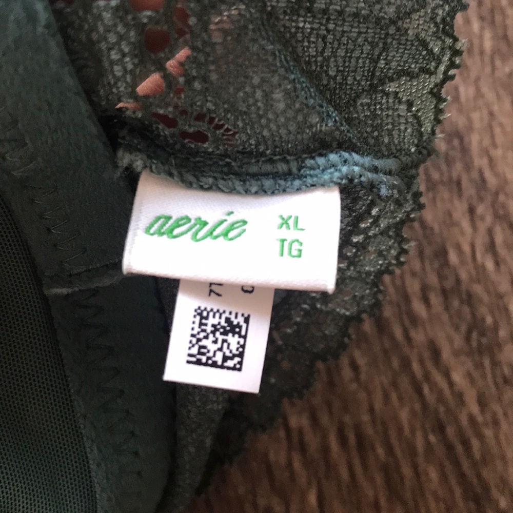 SOLD NWOT aerie Floral Lace Racer Back Bralette - Picture 10 of 10